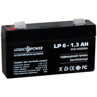 Акумулятор для ДБЖ 6В 1.3Аг (4157) LPM LogicPower