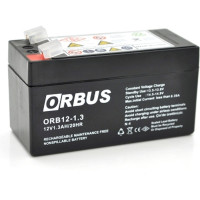 Акумулятор для ДБЖ 12В 1.3Аг (ORB1213) ORB1213 AGM Orbus