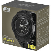 Смарт-часы 2E Delta X Black с компасом и шагомером (2E-TCW10BK)