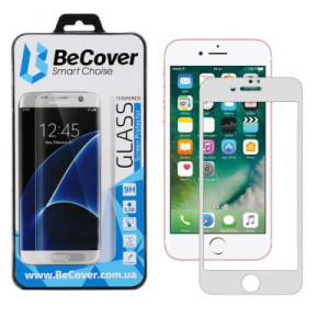 Скло захисне BeCover Apple iPhone 7 / 8 / SE 2020 3D White (701041)