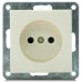 Розетка без заземления Sven SE-60023 c защитными шторками Белая (SE-60023 white)