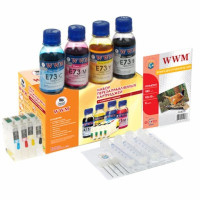 Набор перезаправляемых картриджей WWM Epson S22/SX125/SX420W (RC.T128N)