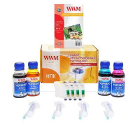 Набір перезаправляємих картриджів WWM Epson SX525WD/OfficeBX305F/BX625FWD (RC.T129)