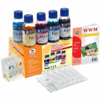 Набор перезаправляемых картриджей WWM Epson C63/85/CX3500/6500 (RC.T046)