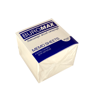 Бумага для записей белая несклеен 90 х 90 х 80 мм Buromax (BM.2276)