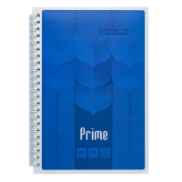 Блокнот А5 96 л клітинка на спіралі збоку обкл. картон синій BUROMAX (BM.24551101-02)