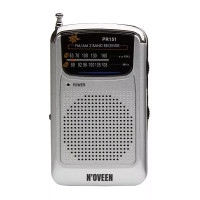 Радіоприймач портативний N'oveen PR151 Silver (RL070856)