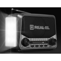 Радиоприемник портативный REAL-EL X-525 Grey