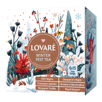 Набор чая Lovare 90 пакетиков в индивидуальных конвертах «FEST TEA SET»