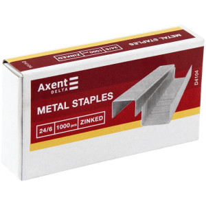 Скобы 24/6 1000 шт Axent Standard (d4104)