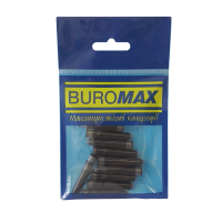 Картридж чорнильний короткий Buromax, колір: чорний (10 штук) (BM.8399-02)
