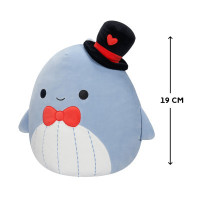 Мягкая игрушка Squishmallows Синий кит Самир 19 см (SQVA00838)