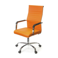 Крісло офісне АКЛАС Кап FX СН TILT помаранчевий (PU orange)