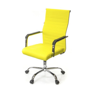 Крісло офісне АКЛАС Кап FX СН TILT жовтий (PU yellow)
