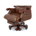 Кресло руководителя АКЛАС Ланселот EX RL Коричневый (Кожа LC-I)