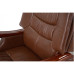 Кресло руководителя АКЛАС Ланселот EX RL Коричневый (Кожа LC-I)
