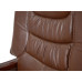 Кресло руководителя АКЛАС Ланселот EX RL Коричневый (Кожа LC-I)