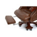 Кресло руководителя АКЛАС Ланселот EX RL Коричневый (Кожа LC-I)