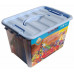 Магнитный конструктор Магникон 218 детали Plastic box (МK-218)