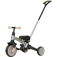 Велосипед детский QPlay Stager 3 в 1 с ручкой, беговел, Silver (T80STAGERSilver)