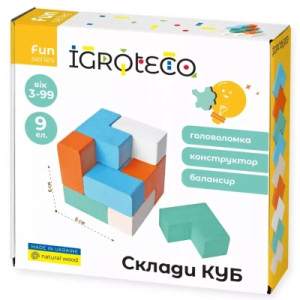 Развивающая игрушка Игротеко Сложи КУБ (900170)
