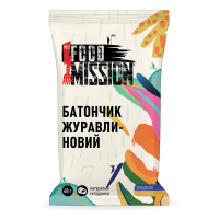 Батончик клюквенно-вишневый 40г Food Mission
