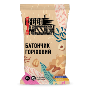 Батончик ореховый 40г Food Mission
