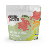 Каша гороховая с куркой 100г Food Mission