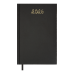 Ежедневник датированный 2026 А5 (140х215 мм) BuroMax OPTIMAL, 320 стр., черный (BM.2121-01)