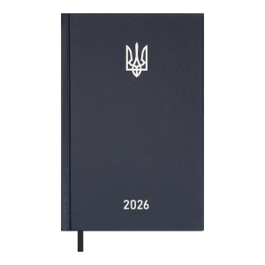 Ежедневник датированный 2026 А5 BuroMax AIRY, 320 стр., синий (BM.21165-02)