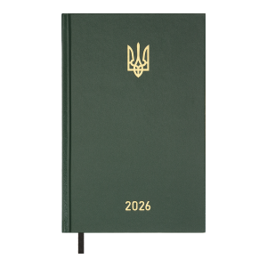 Ежедневник датированный 2026 А5 BuroMax AIRY, 320 стр., зеленый (BM.21165-04)