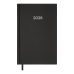 Ежедневник датированный 2026 А5 BuroMax SIMPLE, 320 стр., черный (BM.21166-01)