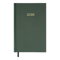 Щоденник датований 2026 А5 BuroMax SIMPLE, 320 стр., зелений (BM.21166-04)