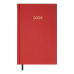 Ежедневник датированный 2026 А5 BuroMax SIMPLE, 320 стр., красный (BM.21166-05)