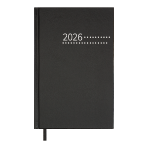 Ежедневник датированный 2026 А5 BuroMax ZEST, 320 стр., черный (BM.21167-01)