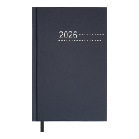 Щоденник датований 2026 А5 BuroMax ZEST, 320 стр., синій (BM.21167-02)