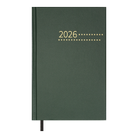 Щоденник датований 2026 А5 BuroMax ZEST, 320 стр., зелений (BM.21167-04)