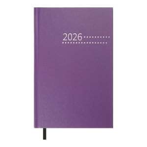 Ежедневник датированный 2026 А5 BuroMax ZEST, 320 стр., фиолетовый (BM.21167-07)