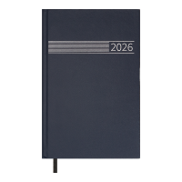 Щоденник датований 2026 А5 BuroMax TIME, 320 стр., синій (BM.21168-02)