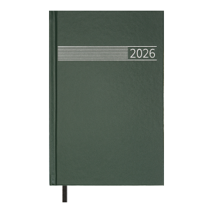 Ежедневник датированный 2026 А5 BuroMax TIME, 320 стр., зеленый (BM.21168-04)