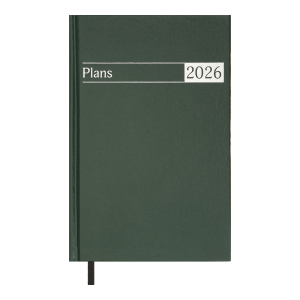 Ежедневник датированный 2026 А5 BuroMax URBAN, 320 стр., зеленый (BM.21169-04)
