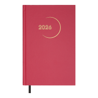 Ежедневник датированный 2026 А5 BuroMax MADAM, 320 стр., малиновый (BM.21170-29)