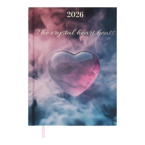 Ежедневник датированный 2026 А5 BuroMax ROMANTIC, 336 стр., аквамарин (BM.2170-17)