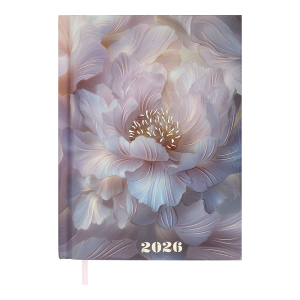 Ежедневник датированный 2026 А5 BuroMax NOVEL, 336 стр., пудровый (BM.2103-57)