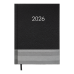 Ежедневник датированный 2026 А5 BuroMax PARALLEL, 336 стр., черный (BM.2107-01)