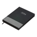 Ежедневник датированный 2026 А5 BuroMax PARALLEL, 336 стр., черный (BM.2107-01)