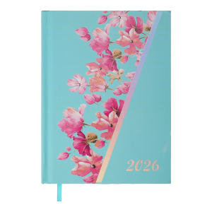 Ежедневник датированный 2026 А5 BuroMax PASSION, 336 стр., мятный (BM.21160-38)
