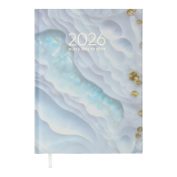Ежедневник датированный 2026 А5 BuroMax FANTASTIC, 336 стр., бирюзовый (BM.21161-06)