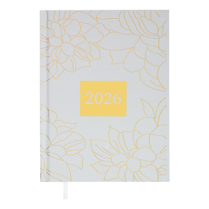 Ежедневник датированный 2026 А5 BuroMax FANTASTIC, 336 стр., белый (BM.21161-12)