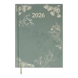 Ежедневник датированный 2026 А5 BuroMax FANTASTIC, 336 стр., оливковый (BM.21161-36)